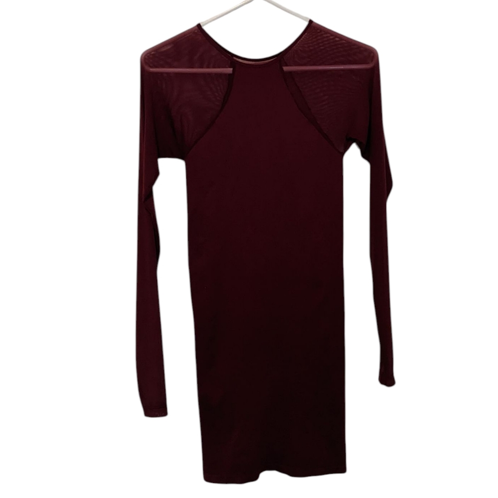 Free People Dress Long Sleeve Mesh Size XS Small